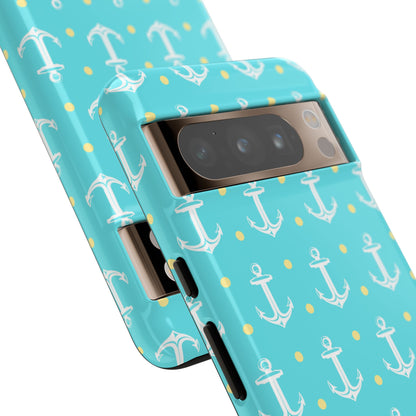 Nautical Anchors & Dots - Google Pixel Case