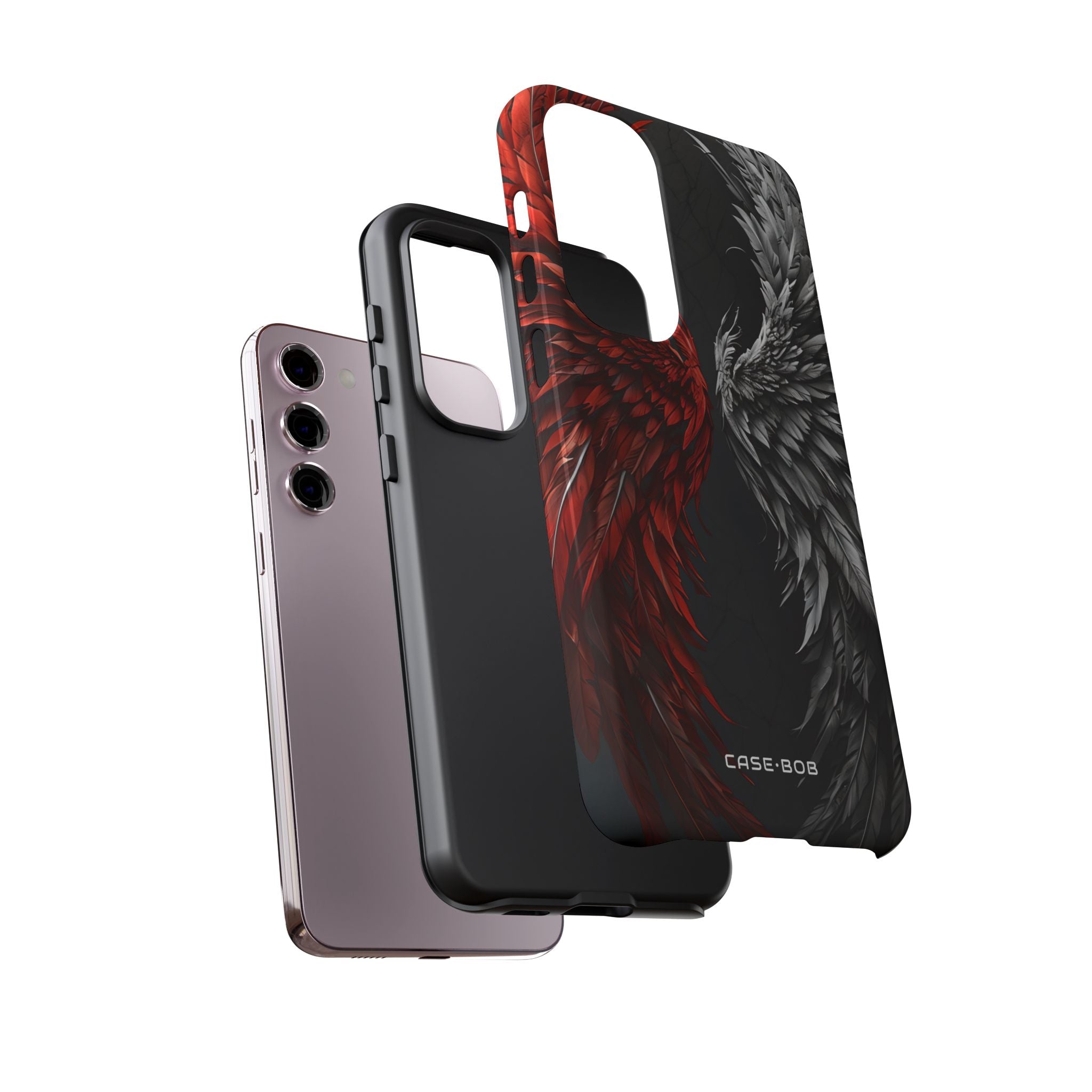 Crimson White Wings Samsung S23 Plus Case - Tough