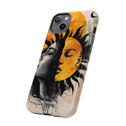 Sunlit Duality | Protective Phone Case for iPhone