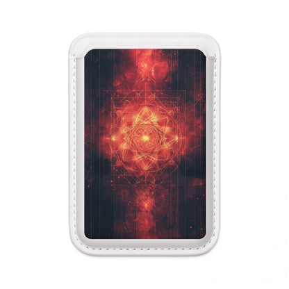 Glowing Mandala Wallet – MagSafe Ready