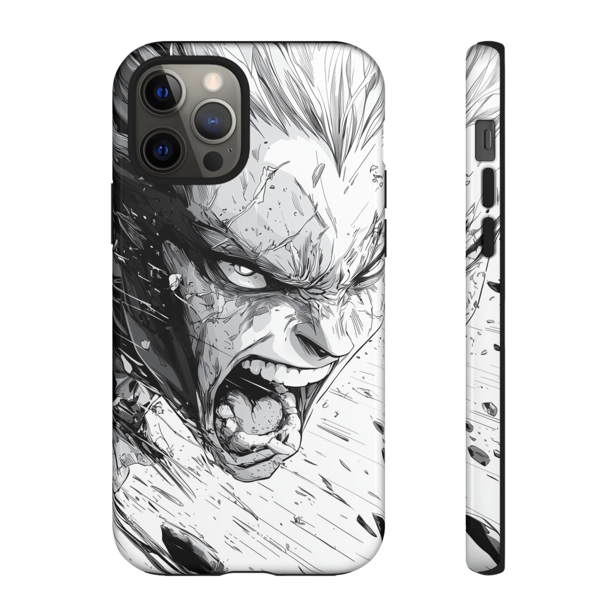 Fierce Emotion Erupts - iPhone Case