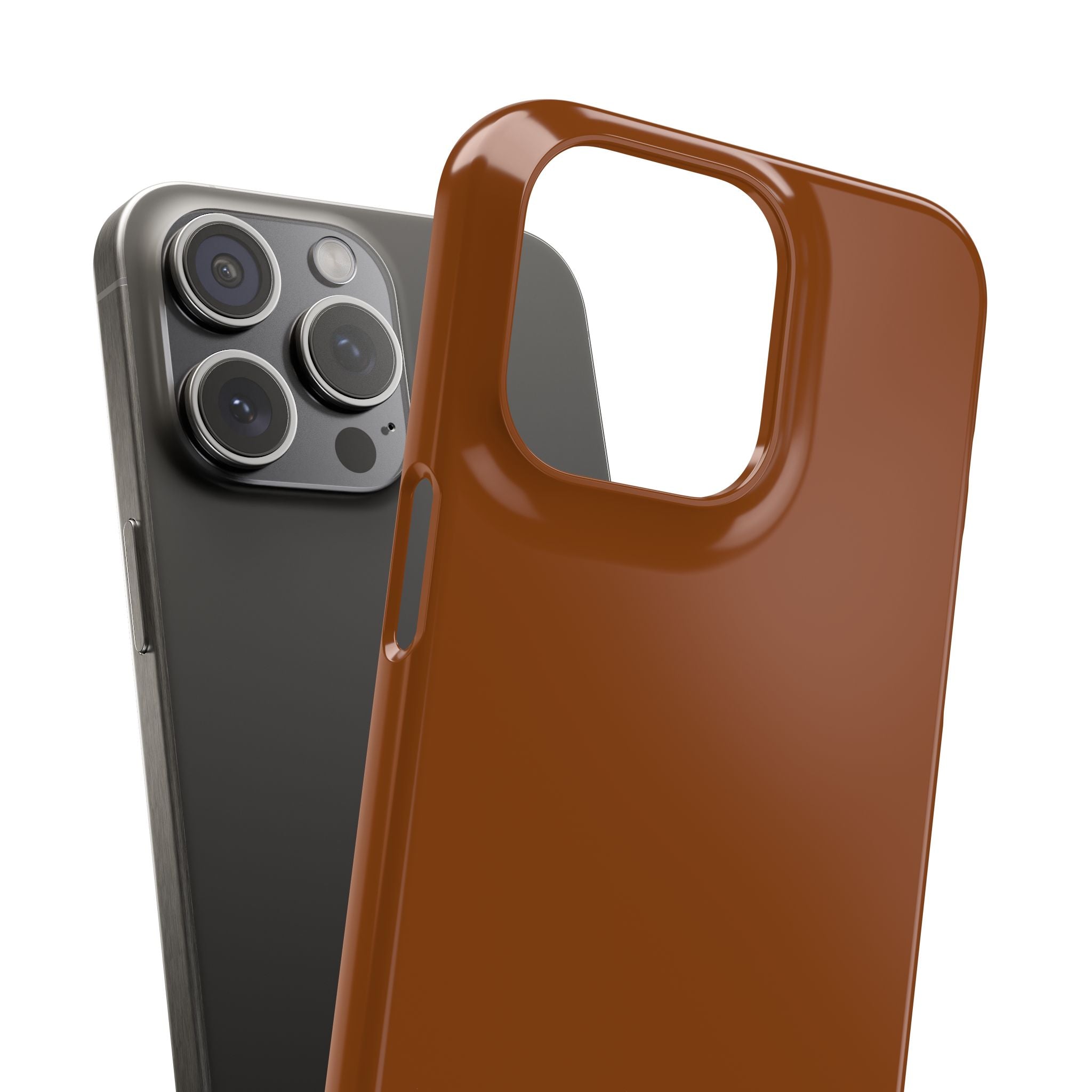 Saddle Brown iPhone 15 - Slim Phone Case