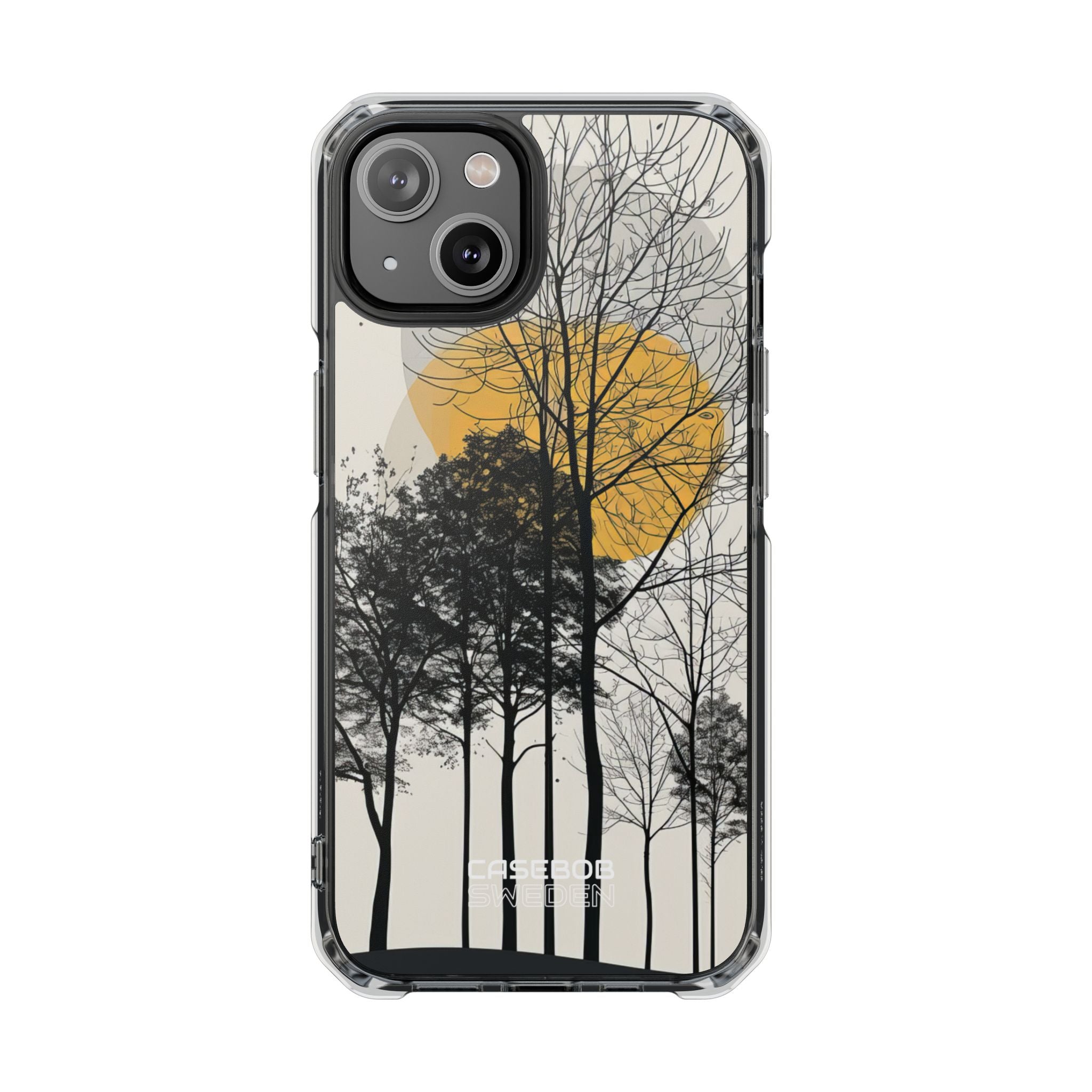 Golden Forest Silhouettes iPhone 14 - Impact Clear+