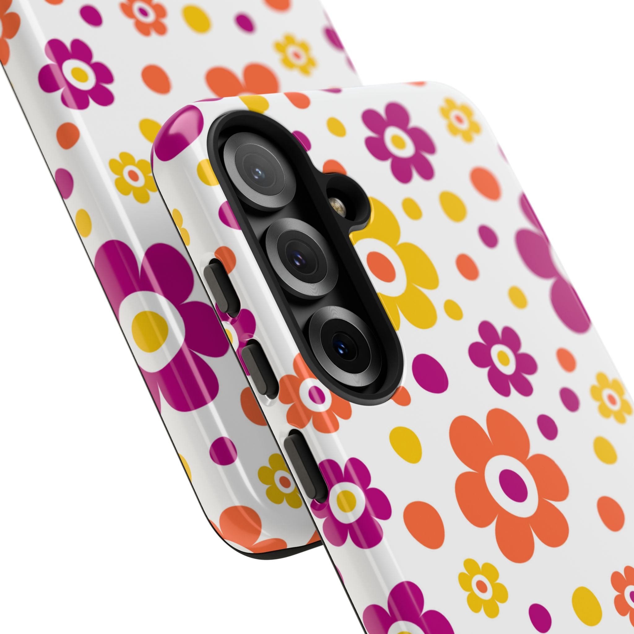 Retro Floral Playfulness - Samsung Case