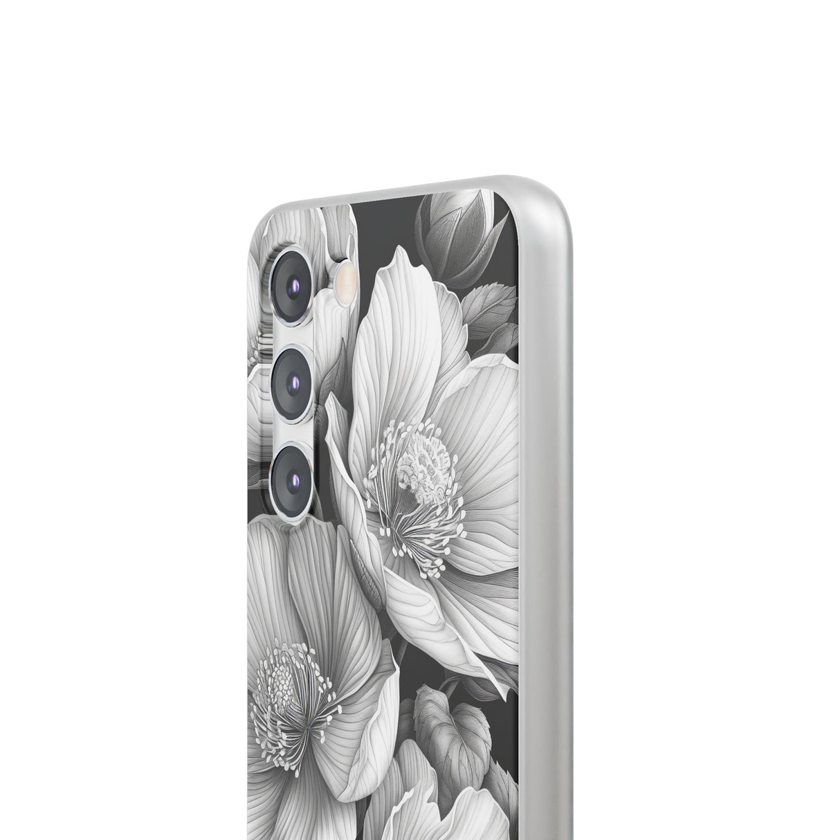 Botanische Eleganz | Flexible Handyhülle für Samsung Galaxy