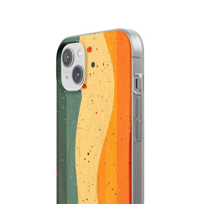 Wavy Forest Veil iPhone 14 Plus Case - Soft