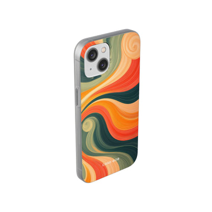 Swirling Ember iPhone 14 Case - Soft