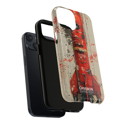 Crimson Rocket Burst iPhone 14 - Tough+