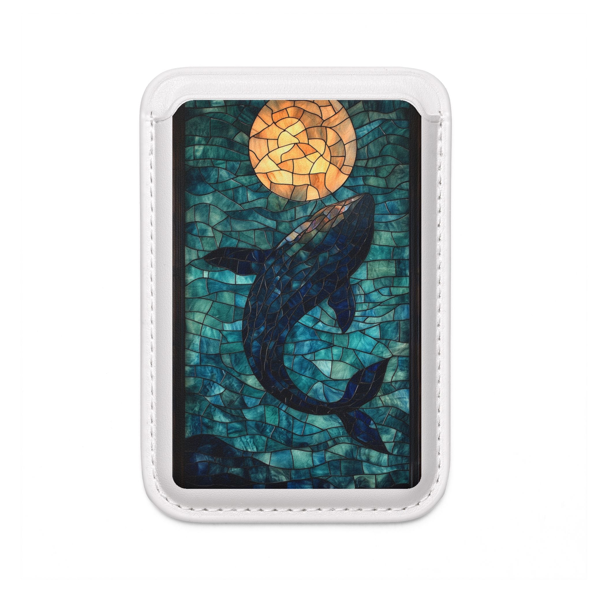 Blue Whale Mosaic Wallet – MagSafe Ready