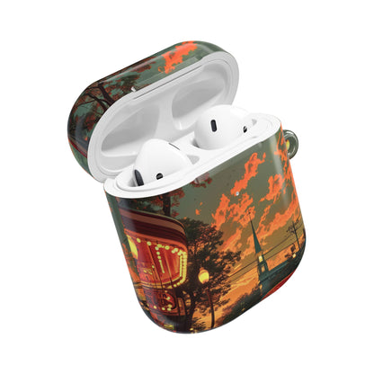 Crimson Classic Glow - AirPods Case