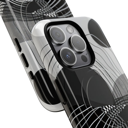 Monochrome Motion Flow iPhone 15 - Tough+