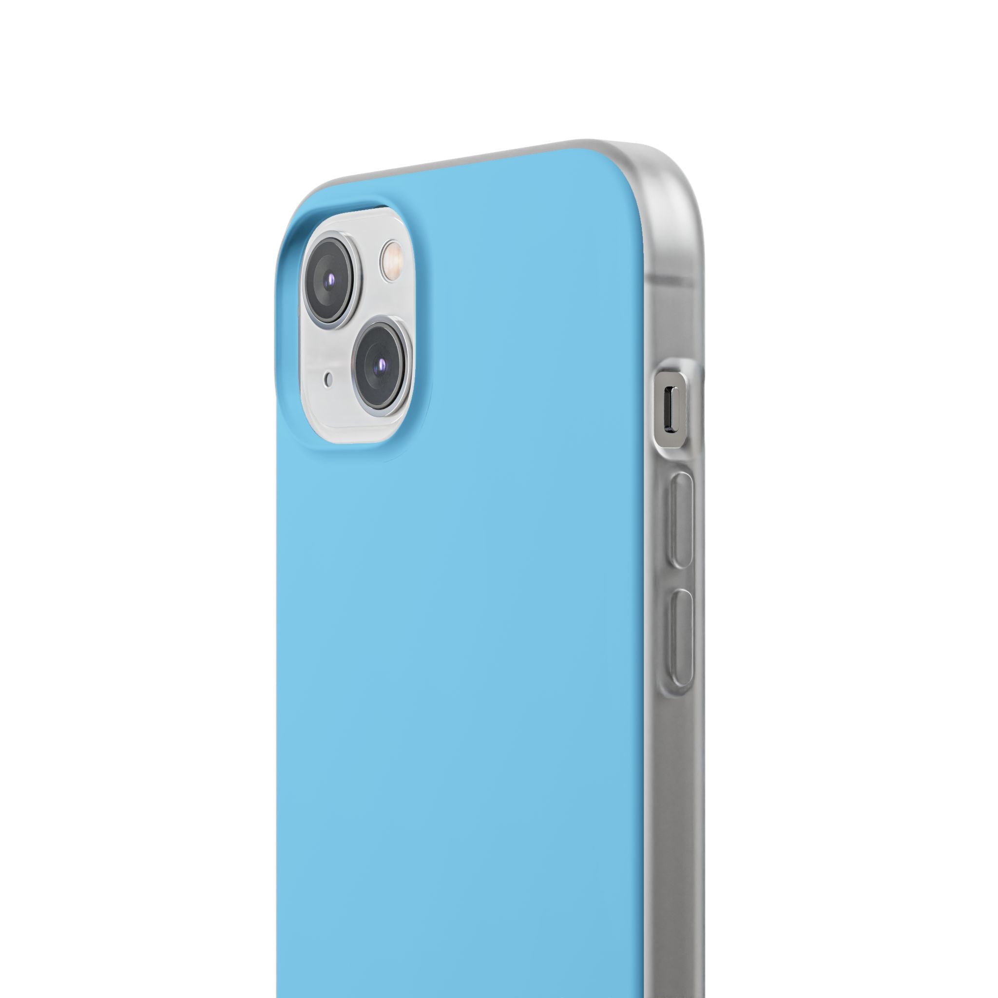 Himmelblaue iPhone-Hülle - Flexi