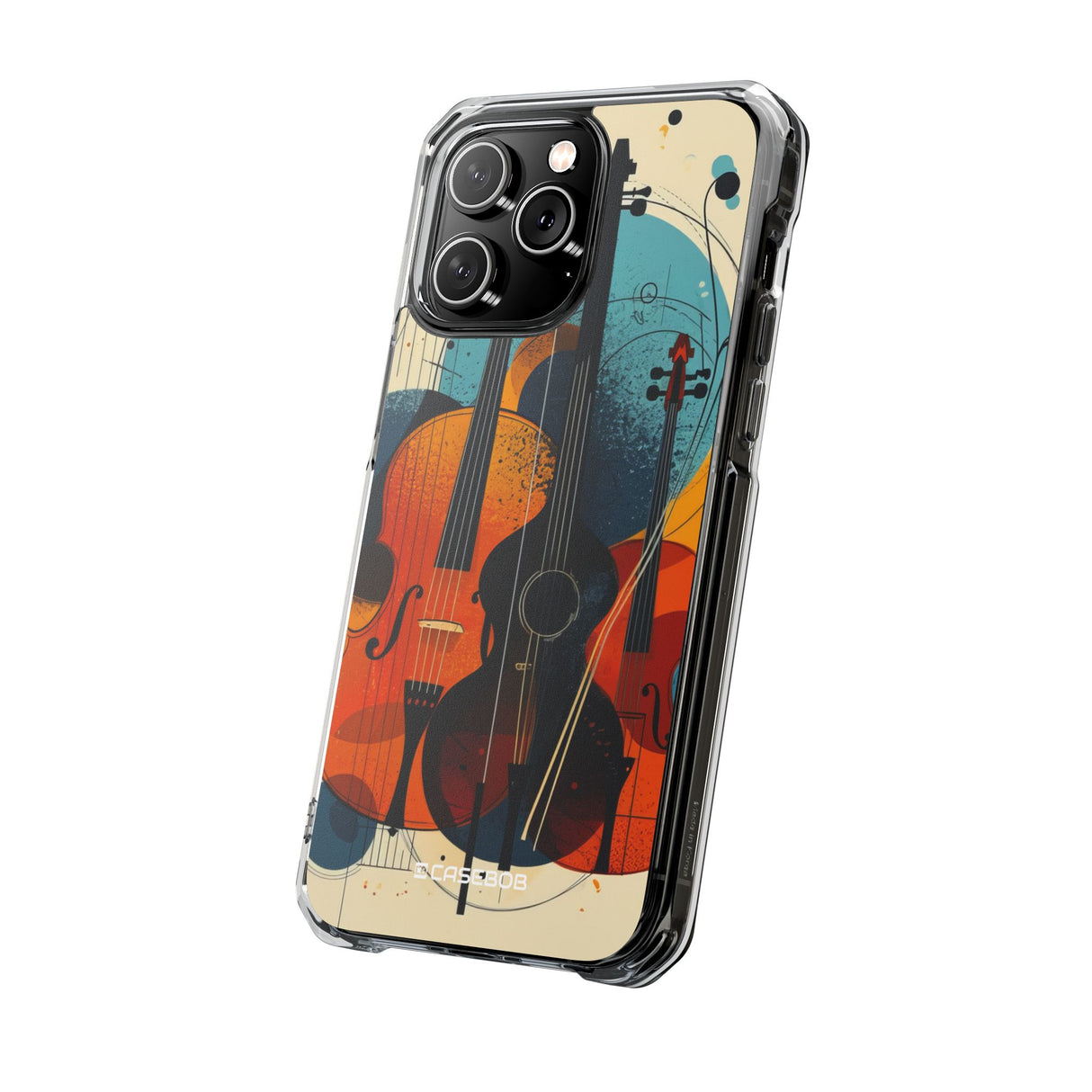 Musical Vortex - Phone Case for iPhone (Clear Impact - Magnetic)