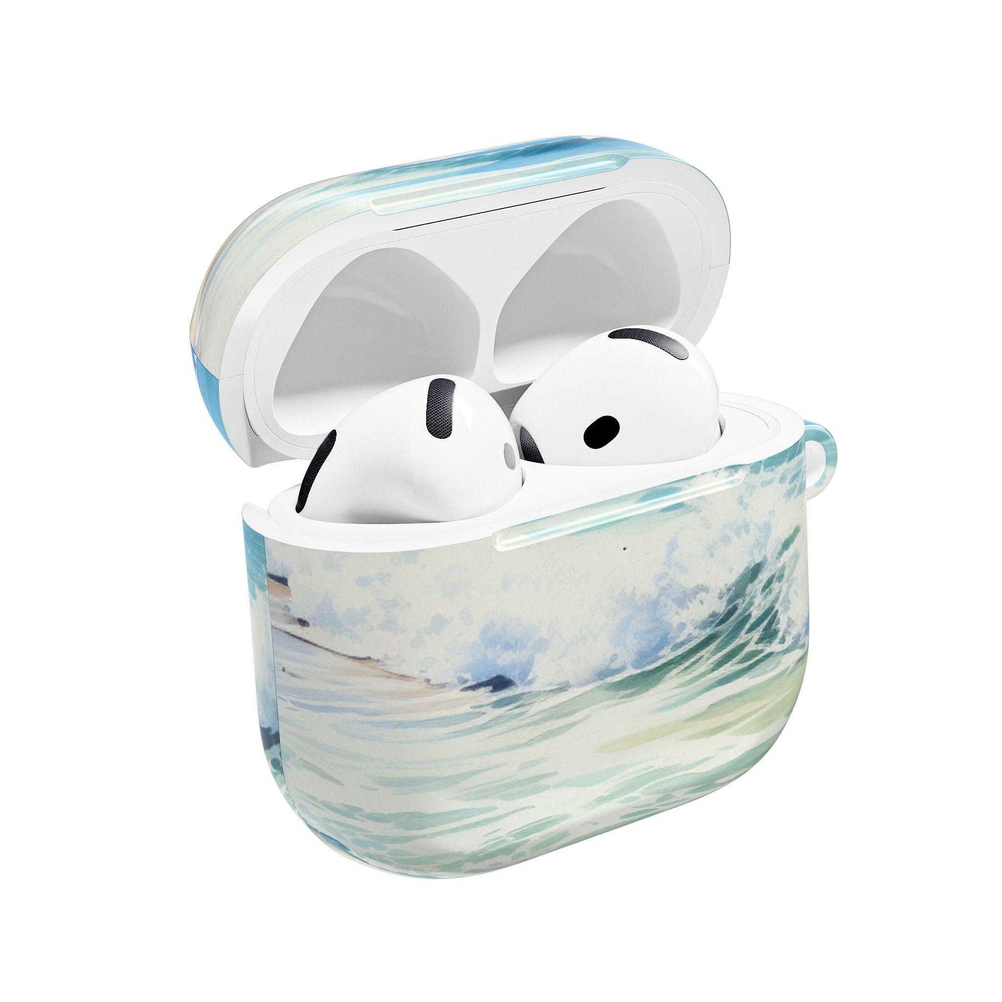 Foaming Blue Waves - AirPods Case