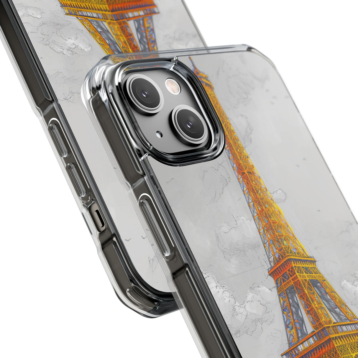 Autumnal Parisian Glow - Phone Case for iPhone (Clear Impact - Magnetic)