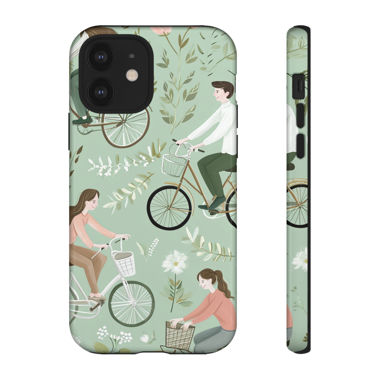 Pastel Bike Ride Romance - Protective Phone Case