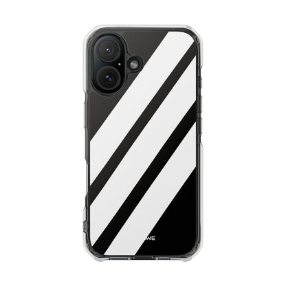 Monochrome Diagonal Symmetry iPhone Case - Impact