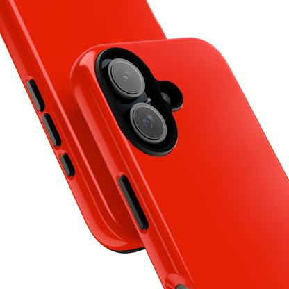 Scarlet Red - Tough iPhone 16 Phone Case