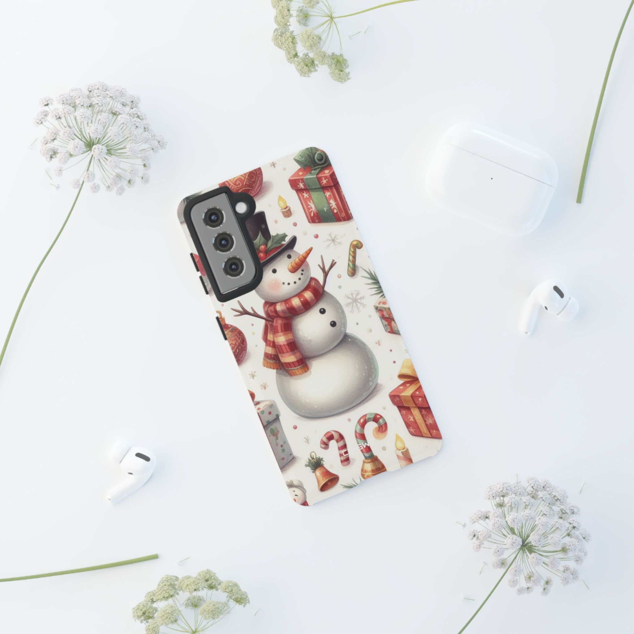 Snowman Wears Scarf - Samsung Case