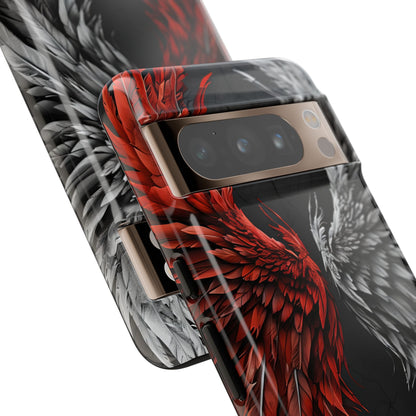 Crimson White Wings Google Pixel 8 Pro Case - Tough