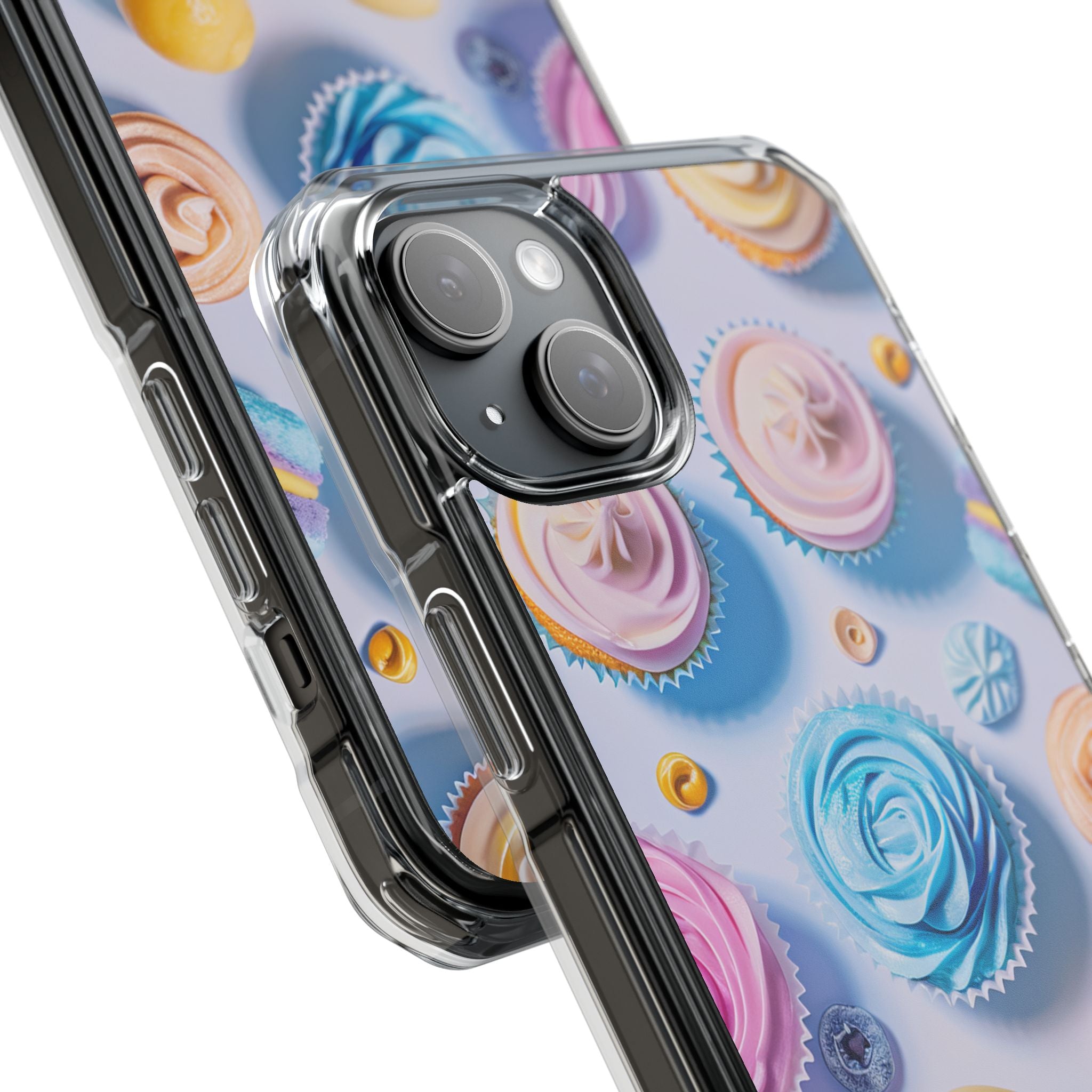 Pastel Whimsy Desserts - Clear Impact iPhone 15 Phone Case