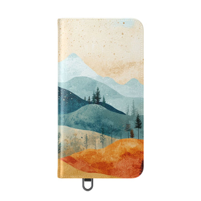 Blue Ridge Moon - Samsung S24 Plus Case - Wallet