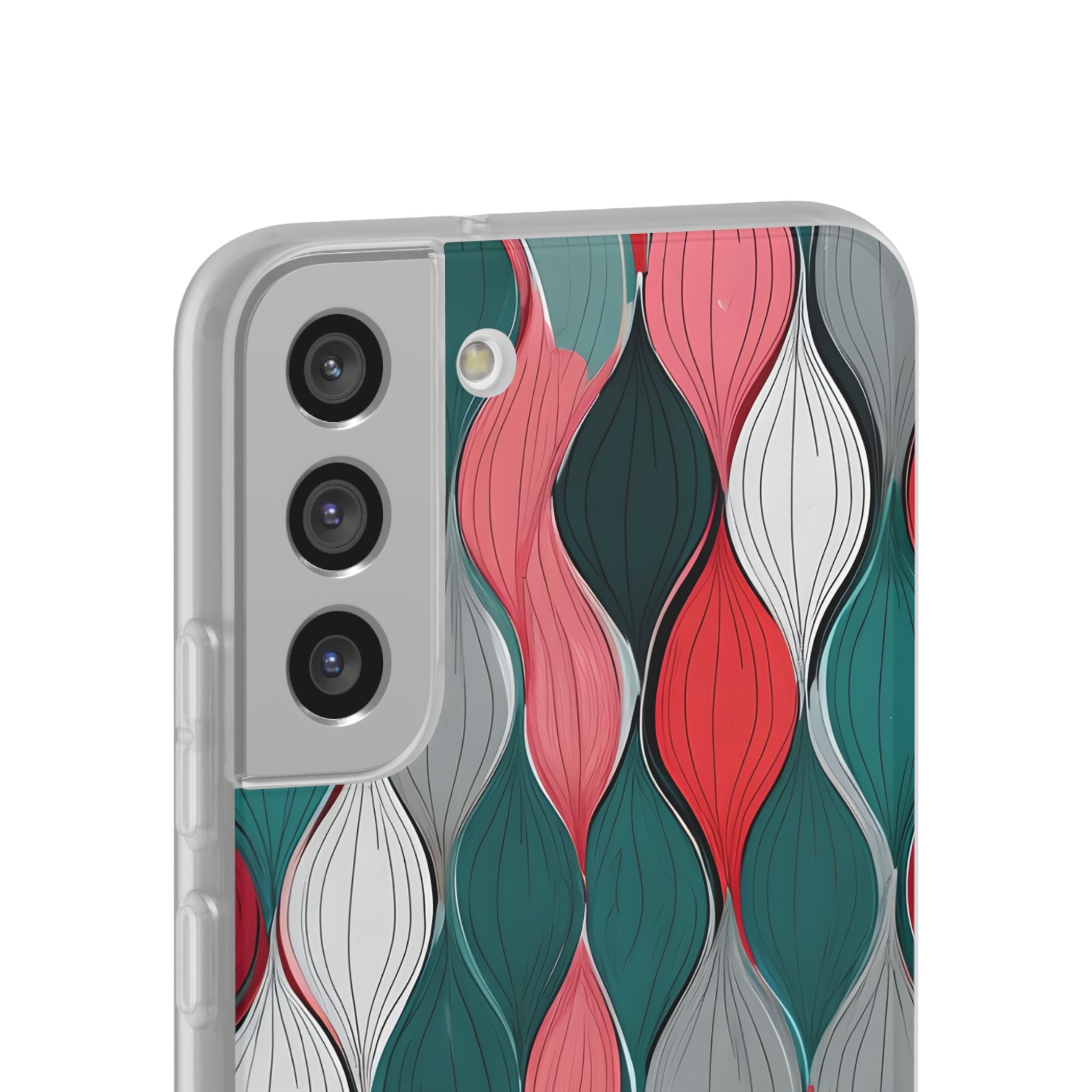 Leaf Cascade Teal Samsung S22 Plus Case - Soft