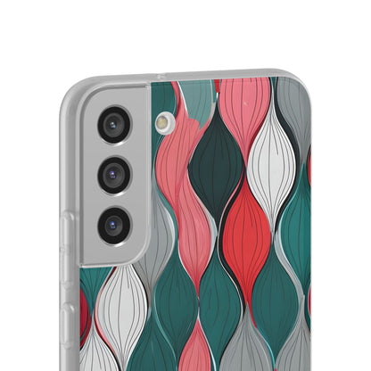 Leaf Cascade Teal Samsung S22 Plus Case - Soft