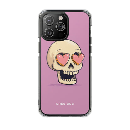 Heart Eyed Skull iPhone 14 Pro Max Case - Impact