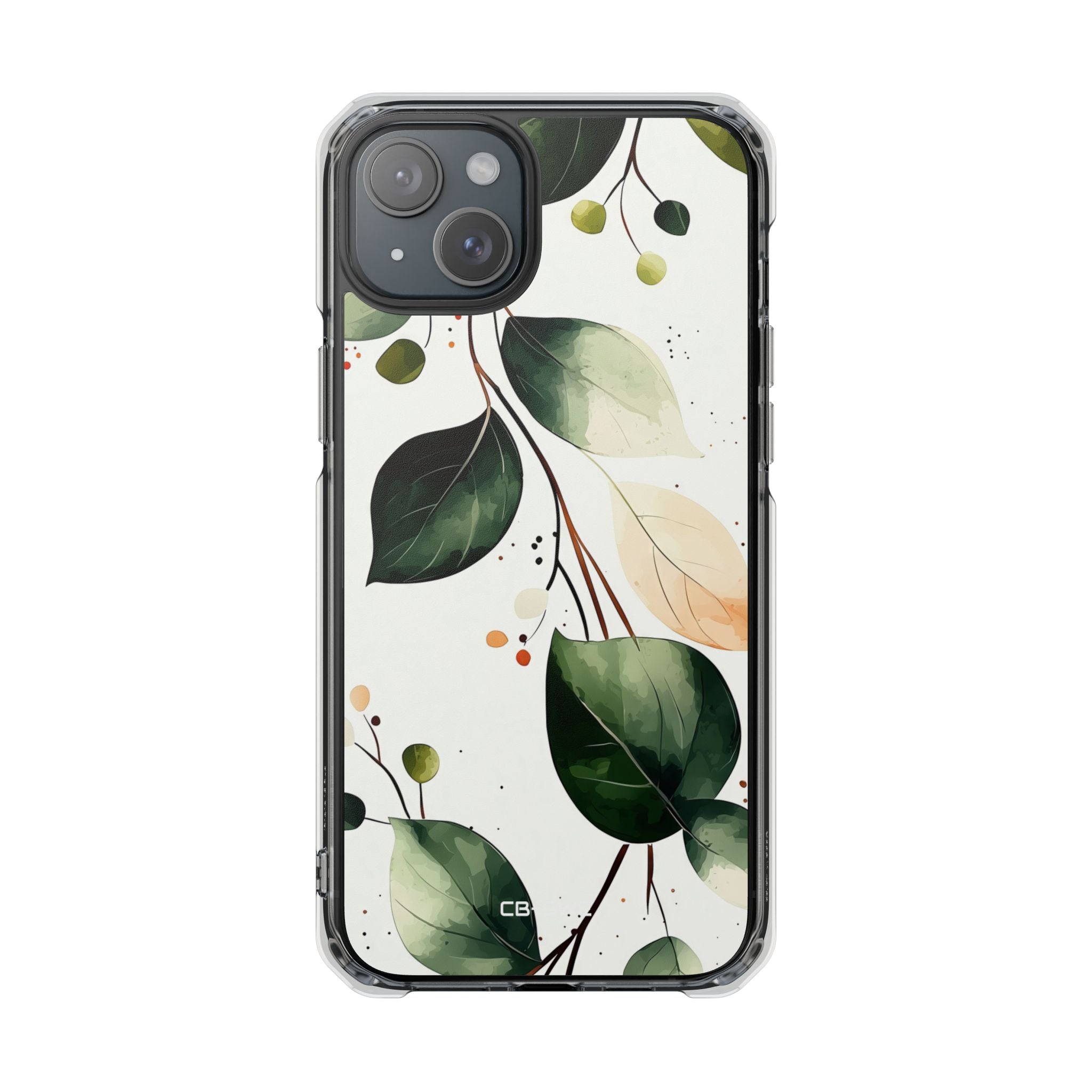 Botanical Leaf Arrangement iPhone Case - Impact