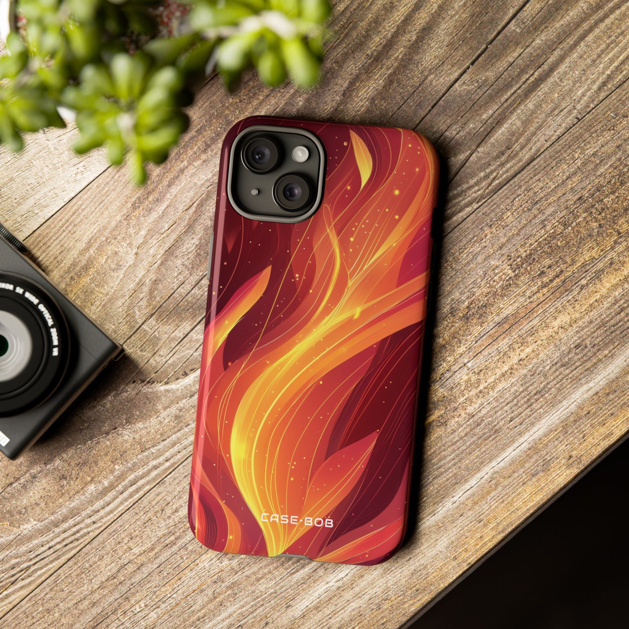 Flaming Flow iPhone 15 Plus Case - Tough