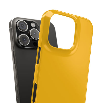 Amber Yellow - Slim iPhone 16 Phone Case