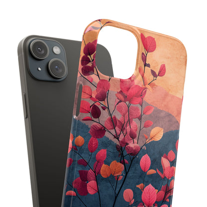 Autumn Tree Harmony - Slim iPhone 15 Phone Case