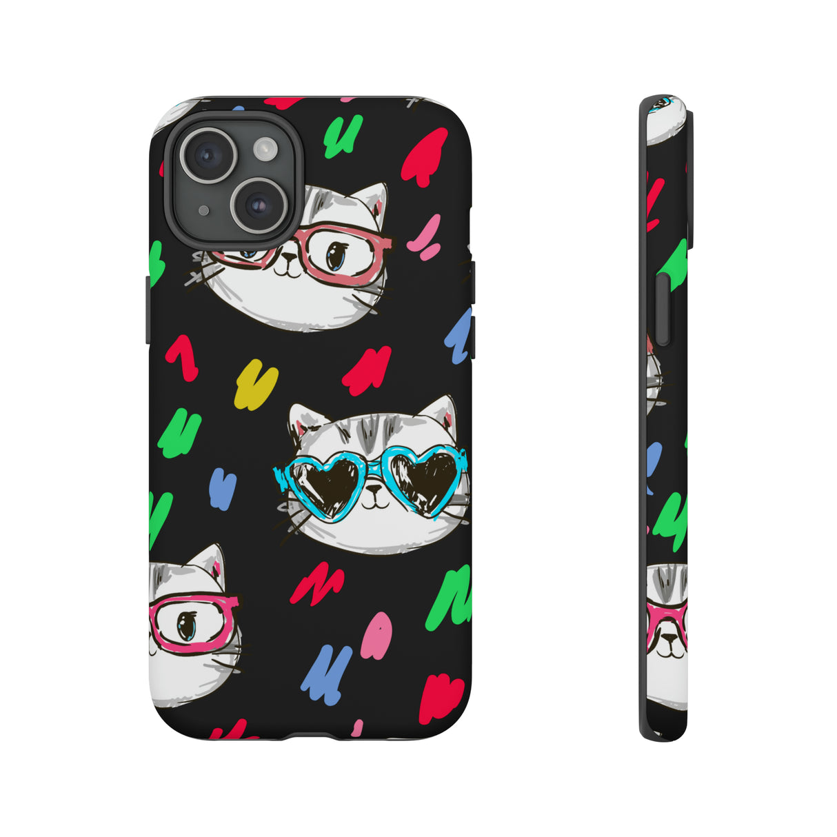 Cat Coloring - Protective Phone Case