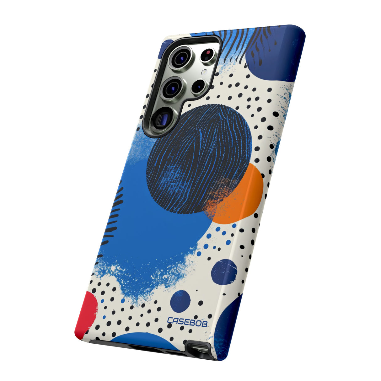 Blue Tranquil Geometry - Protective Phone Case