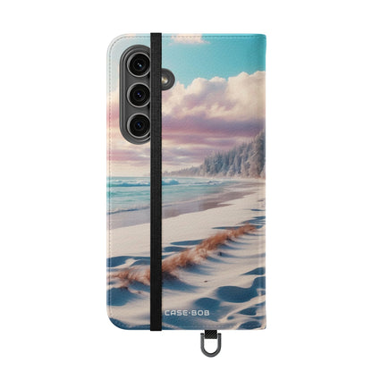Snowy Footprints - Samsung S24 Plus Case - Wallet
