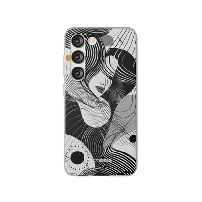 Fluid Noir Rhythm | Flexible Phone Case for Samsung Galaxy