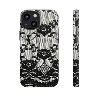 Lilrunge Gothic Flower - Protective Phone Case