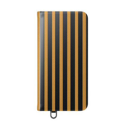 Golden Stripes - Samsung S25+ Case - Wallet
