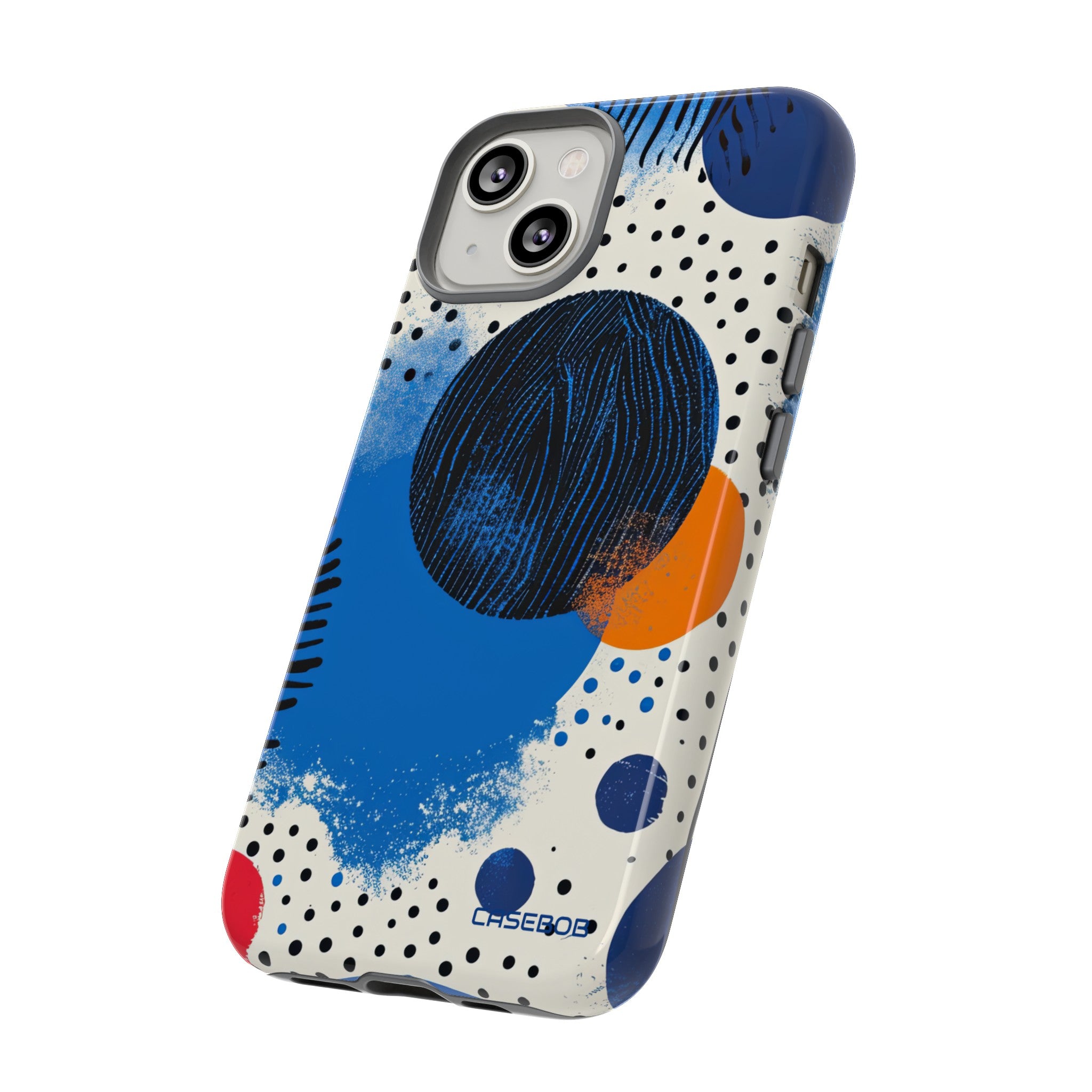 Blue Tranquil Geometry - Protective Phone Case