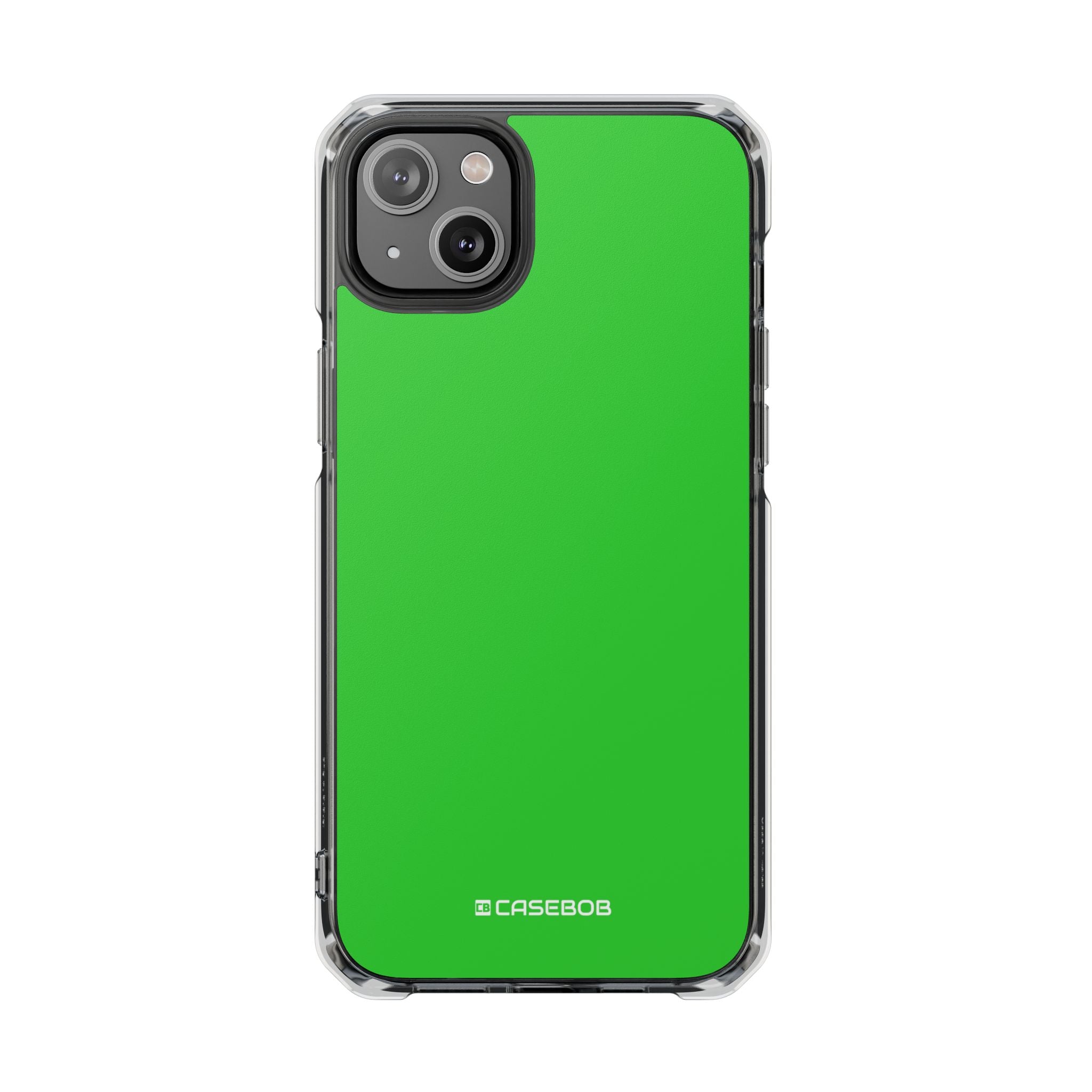 Lime Green - Clear Impact Case for iPhone