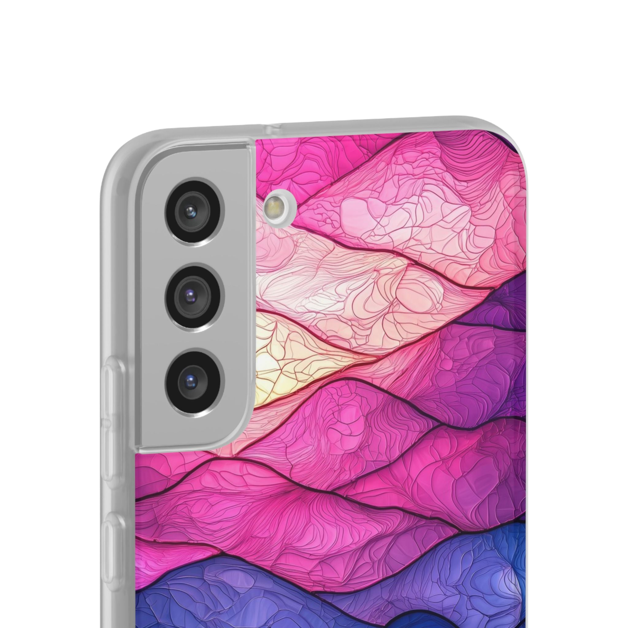 Wavy Vein Gradient Samsung S22 Plus Case - Soft