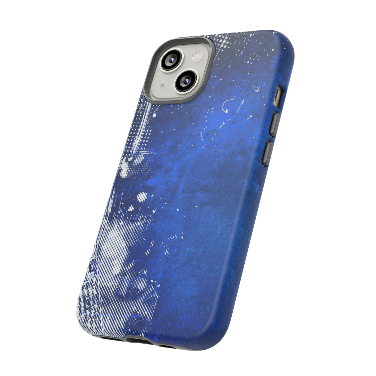 Grunge Blue - Protective Phone Case