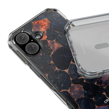 Shimmering Earth Fragments iPhone Case - Impact