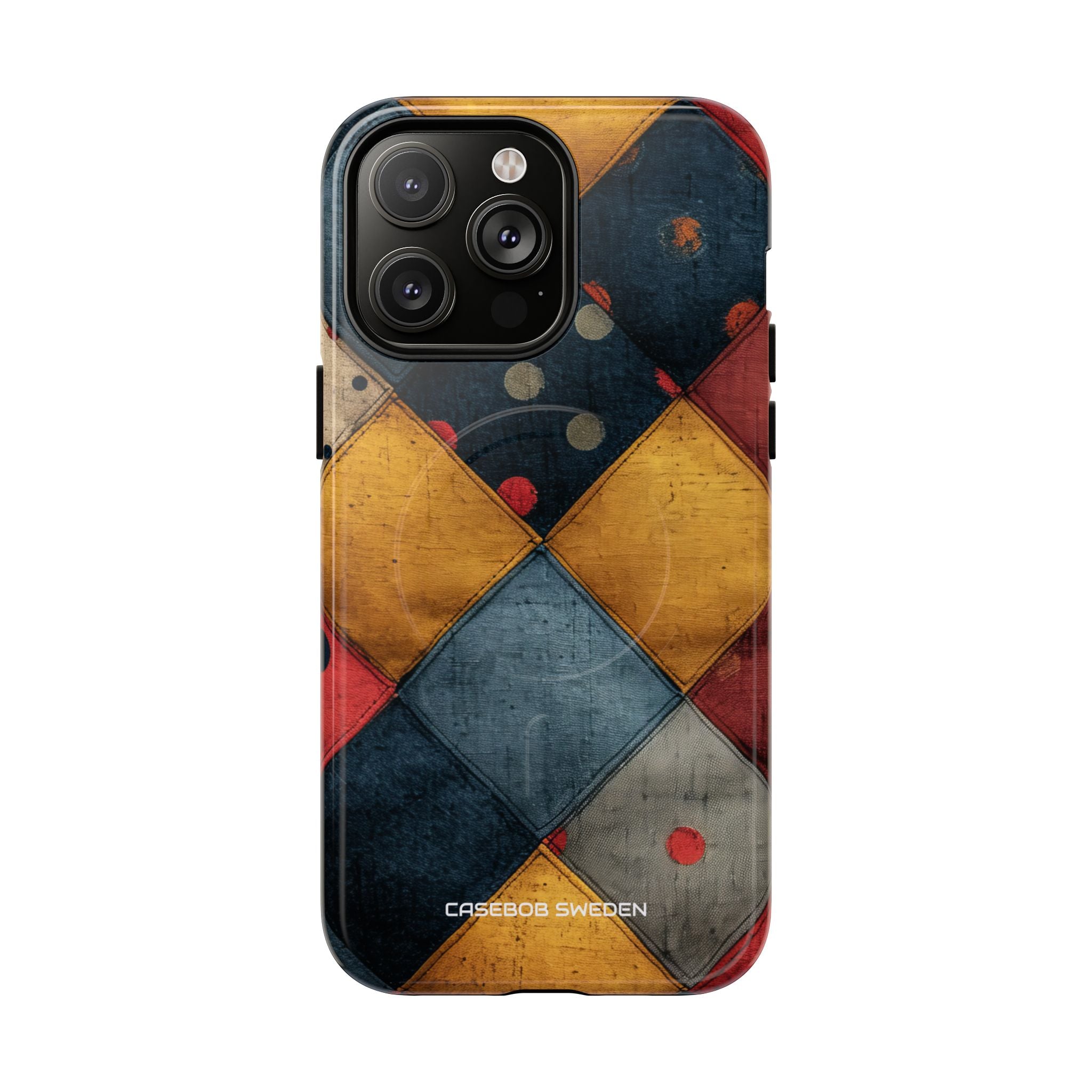 Blue Red Patchwork - Tough + MagSafe® iPhone 14 Phone Case