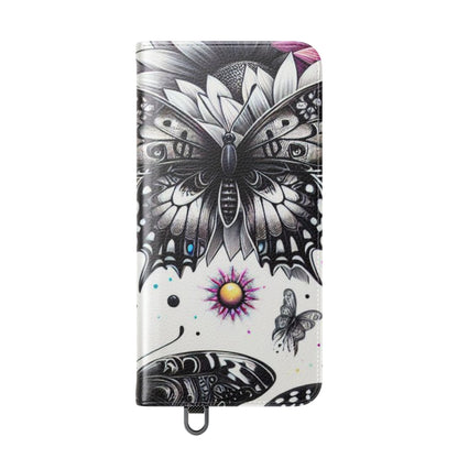 Monochrome Flutter - Samsung S25+ Case - Wallet