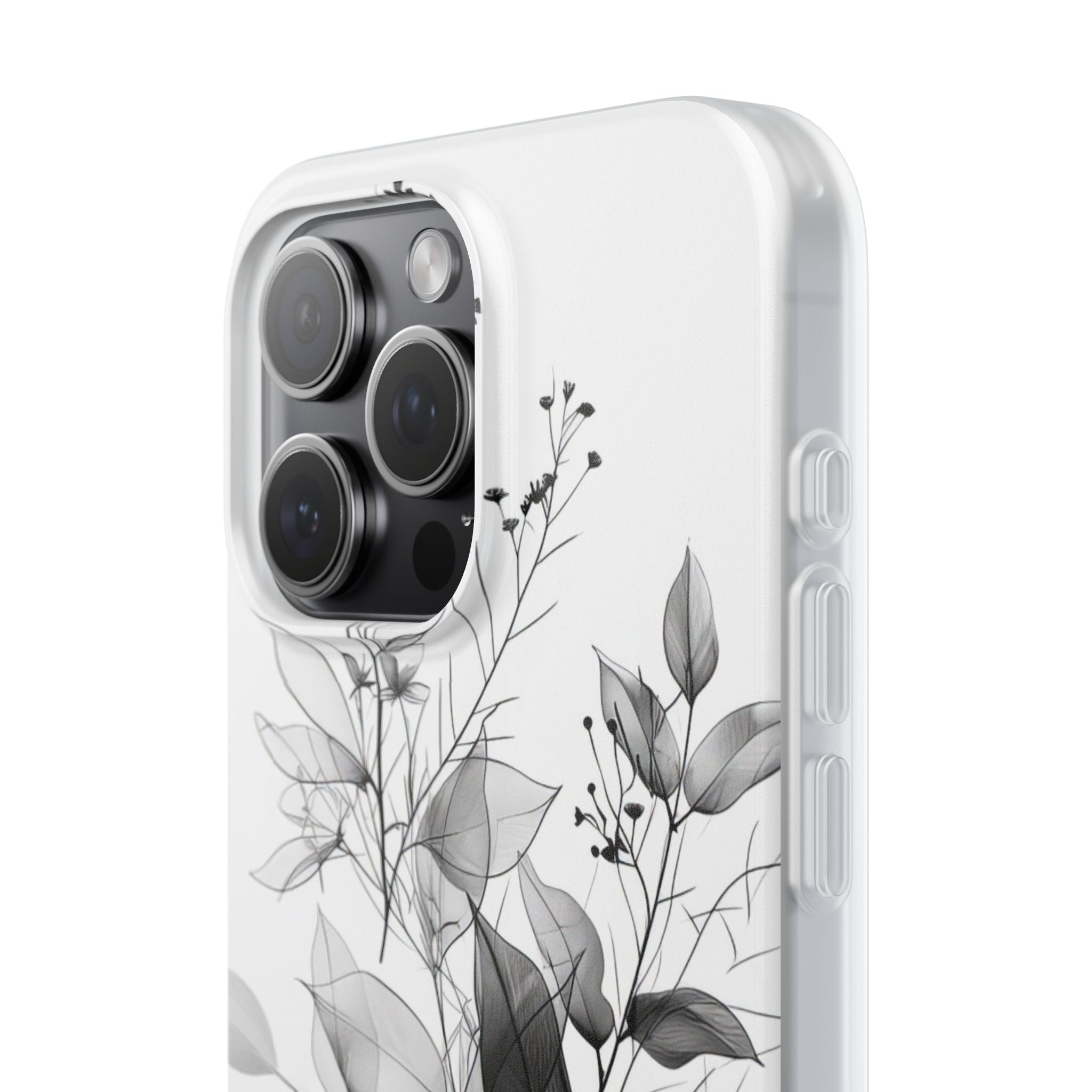 Botanical Line Harmony iPhone 15 - Flexi Phone Case