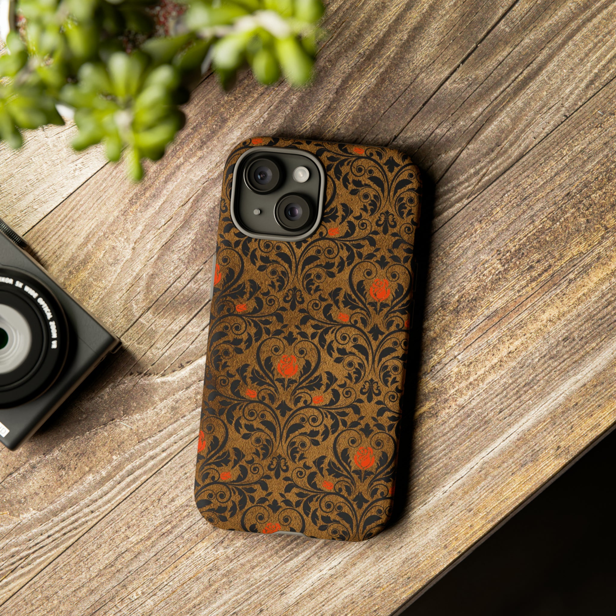 Roth Gothic Flower - Protective Phone Case