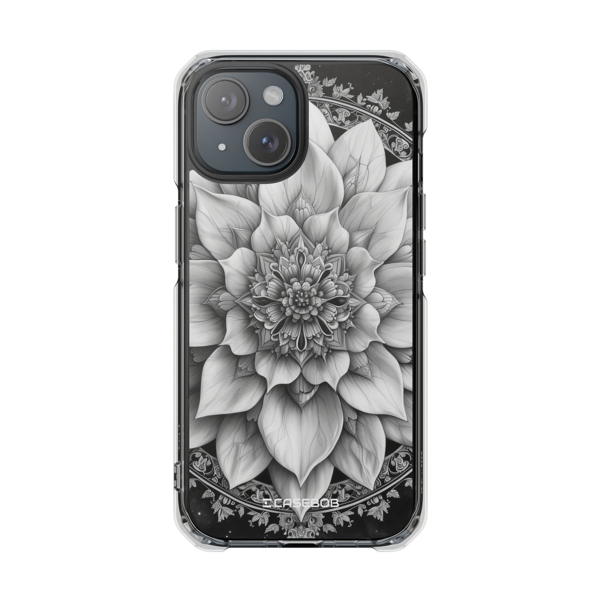 Celestial Mandala Harmony – Handyhülle für iPhone (Clear Impact – Magnetisch) 