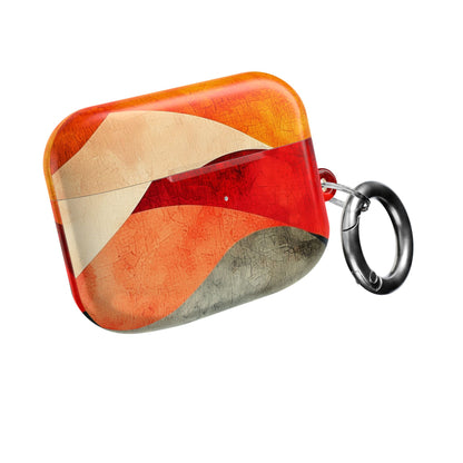 Crimson Ripples - AirPods Case